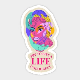 COLOURFUL LIFE Sticker